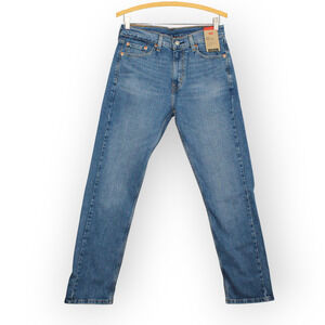 NEW 30X32 Levi's 505 Regular Denim Jeans Straight MediumWash Stretch